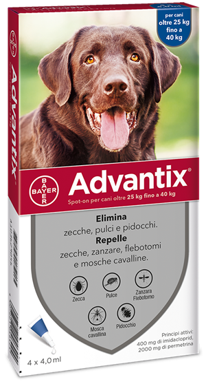 ADVANTIX SPOT ON*4PIP 25-40KG - FarmaLucia