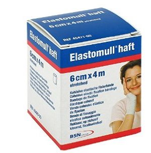 BENDA ELASTICA AUTOADESIVA ELASTOMULL HAFT COMPRESSIONE FORTE 6X400 CM - FarmaLucia