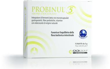 PROBINUL 5 12 BUSTINE 5 G AROMA CIOCCOLATO - FarmaLucia