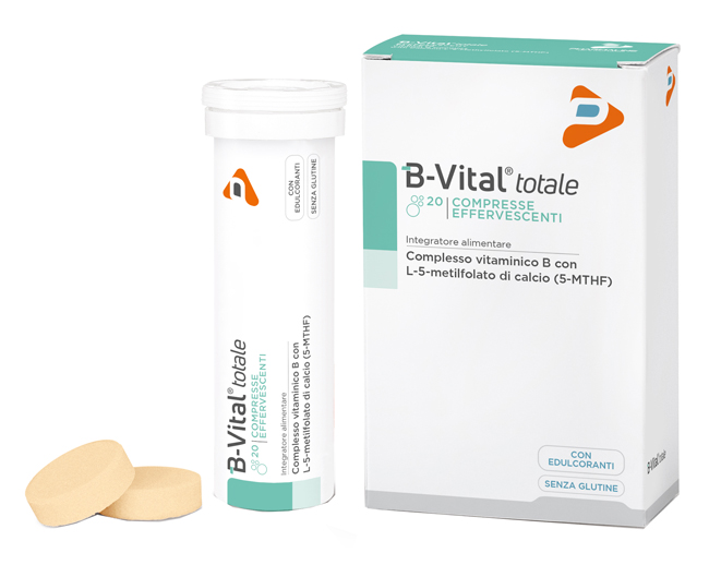 B-VITAL TOTALE ARANCIA 2 TUBI 10 COMPRESSE EFFERVESCENTI - FarmaLucia