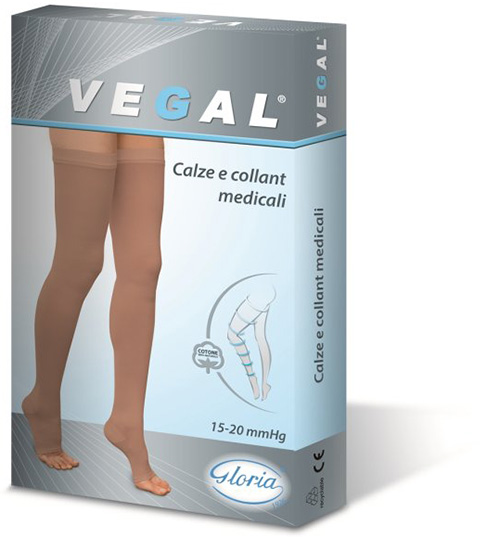 VEGAL CALZA C/COSC BEIGE M 1 PAIO - FarmaLucia