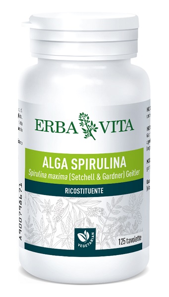 ALGA SPIRULINA 125 TAVOLETTE 400 MG - FarmaLucia