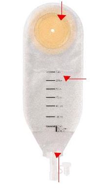 SACCA PER DRENAGGIO DELLE FERITE STERILE COLOPLAST CAPACITA' MINI 100ML 10 PEZZI ARTICOLO 2210 - FarmaLucia