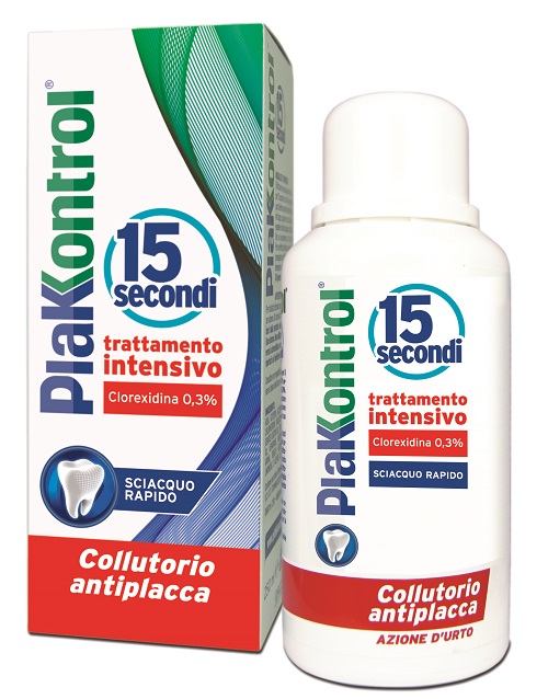 PLAKKONTROL 15 SECONDI COLLUTORIO 250 ML - FarmaLucia