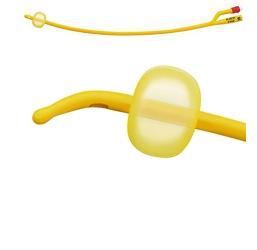 CATETERE FOLEY A MEDIA PERMANENZA  RUSCH GOLD PLUS A 2 VIE IN SILKOLATEX LATTICE-SILICONE PER ADULTO CH20 LUNGHEZZA 40 CM PUNTA CILINDRICA A 2 FORI PALLONCINO 5-15 ML 1 PEZZO - FarmaLucia