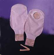 SACCA A FONDO APERTO OPACA CON PELLICOLA DI RIVESTIMENTO DISPOSITIVO DUE PEZZI CON SISTEMA DI AGGANCIO ATRAUMATICO SENZA VELCRO CONSECURA 45MM 10 PEZZI - FarmaLucia