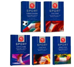 GINOCCHIERA PIC SPORT 222712 ELASTICA MONO ESTENSIBILE PER FISSARE STABILIZZARE E CONTENERE LE ARTICOLAZIONI MISURA MEDIA - FarmaLucia