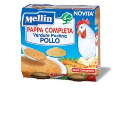 MELLIN PAPPA COMPLETA POLLO 250 G 2 PEZZI - FarmaLucia