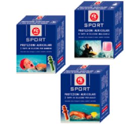 TAPPO AURICOLARE IN SILICONE PIC SPORT PER BAMBINI 2 PEZZI - FarmaLucia