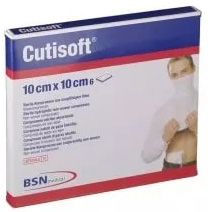 GARZA IDROFILA COMPRESSA CUTISOFT TESSUTO NON TESSUTO 10X10 CM 6 PEZZI - FarmaLucia
