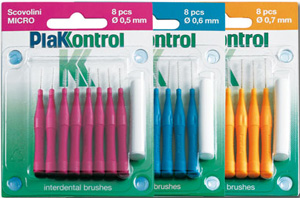 PLAKKONTROL SCOVOLINO CON MANICO MIDI 0,7 8 PEZZI - FarmaLucia