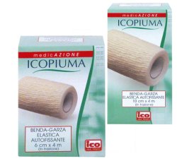 ICOPIUMA BENDA GARZA ELASTICA AUTOFISSANTE CM10X4MT 1 PEZZO - FarmaLucia