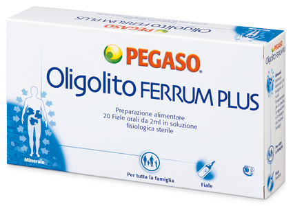 OLIGOLITO FERRUM PLUS 20 FIALE 2 ML - FarmaLucia