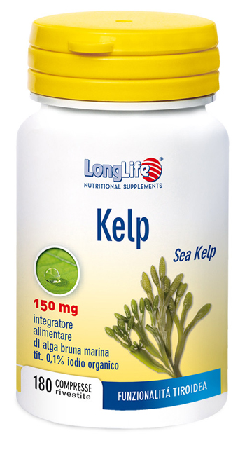 LONGLIFE KELP ALGA BRUNA 180 COMPRESSE - FarmaLucia
