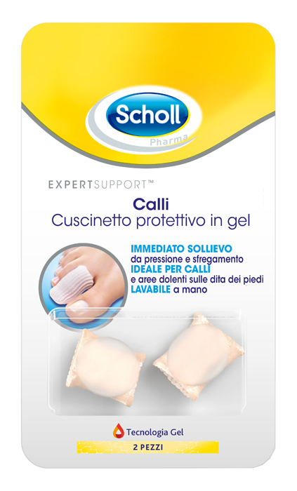 CUSCINETTI PROTETTIVI PER PIEDI CALLI SCHOLL GELACTIV 2 PEZZI - FarmaLucia