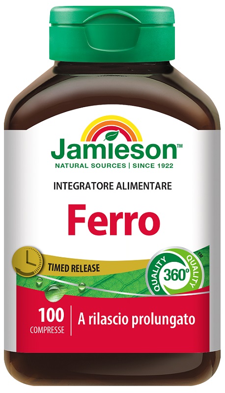 JAMIESON FERRO A RILASCIO PROLUNGATO 100 COMPRESSE - FarmaLucia
