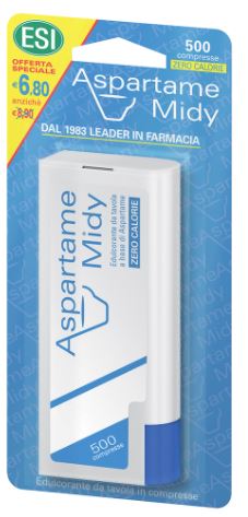 ESI ASPARTAME MIDY 500 COMPRESSE OFFERTA SPECIALE - FarmaLucia