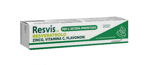 RESVIS XR ALFASIGMA 20 COMPRESSE EFFERVESCENTI DA 4 G - FarmaLucia