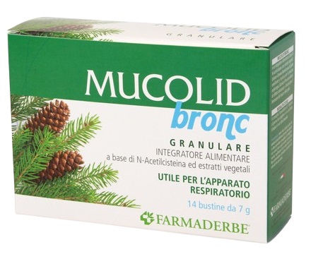 MUCOLID BRONC GRANULARE 14 BUSTINE - FarmaLucia