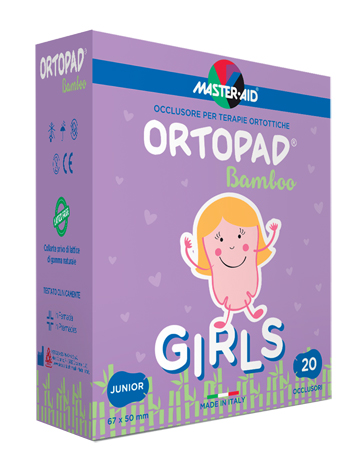 CEROTTO OCULARE PER ORTOTTICA ORTOPAD GIRLS M 5,4X7,6 20 PEZZI - FarmaLucia