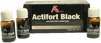 ACTIFORT BLACK 10 FLACONCINI 10 ML - FarmaLucia
