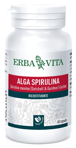 ALGA SPIRULINA 60 CAPSULE 450 MG - FarmaLucia