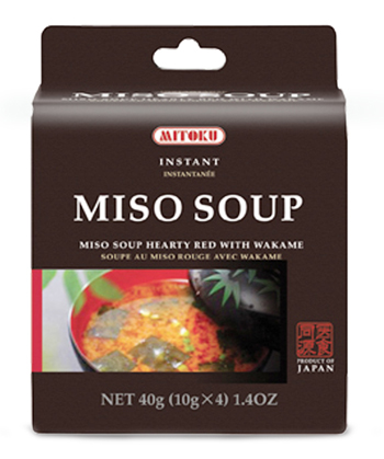 MITOKU ZUPPA DI MISO ISTANTANEA ALLE ALGHE 4 BUSTINE DA 10 G L'UNA - FarmaLucia