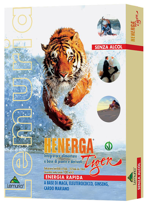 HENERGA TIGER 10 FIALE 10 ML SENZA ALCOL - FarmaLucia