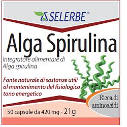 SPIRULINA ALGA ESTRATTO SECCO TITOLATO 50 CAPSULE - FarmaLucia