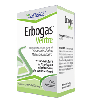 ERBOGAS VENTRE 100 COMPRESSE - FarmaLucia