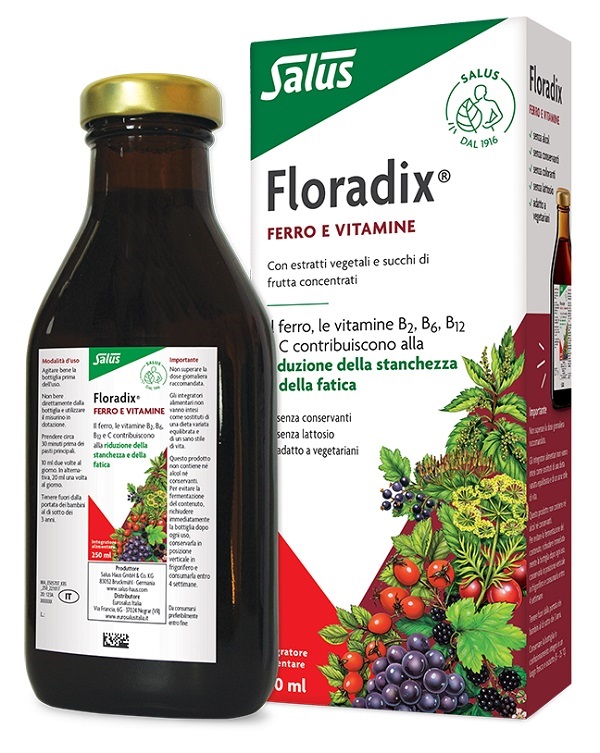 FLORADIX FERRO E VITAMINE 250 ML - FarmaLucia