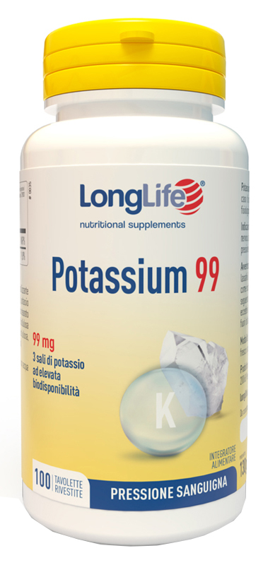 LONGLIFE POTASSIUM 99 100 TAVOLETTE RIVESTITE - FarmaLucia