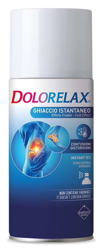 DOLORELAX ICE GHIACCIO ISTANTANEO SPRAY BOMBOLETTA CAPIENZA 150 ML - FarmaLucia