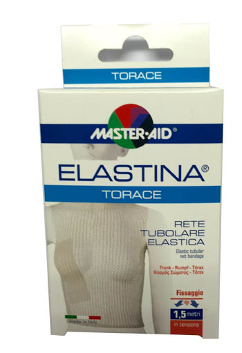 RETE TUBOLARE ELASTICA IPOALLERGENICA MASTER-AID ELASTINA TORACE 5 MT IN TENSIONE CALIBRO 8 CM - FarmaLucia