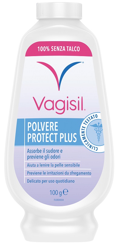 VAGISIL POLVERE PROTECT PLUS IGIENE FEMMINILE 100 G - FarmaLucia