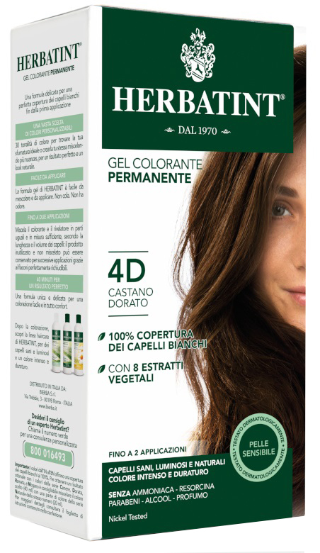 HERBATINT 4D CASTANO DORATO 150 ML - FarmaLucia