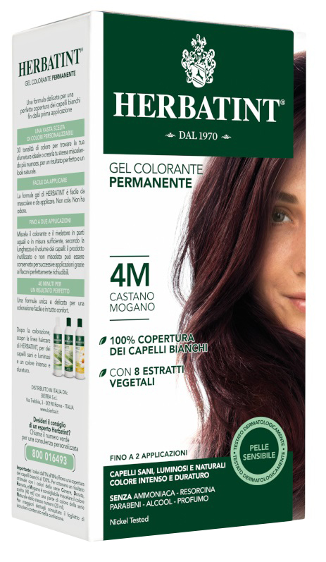 HERBATINT 4M CASTANO MOGANO 150 ML - FarmaLucia