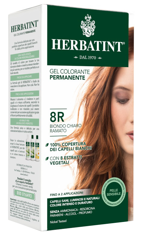 HERBATINT 8R BIONDO CHIARO RAMATO 150 ML - FarmaLucia