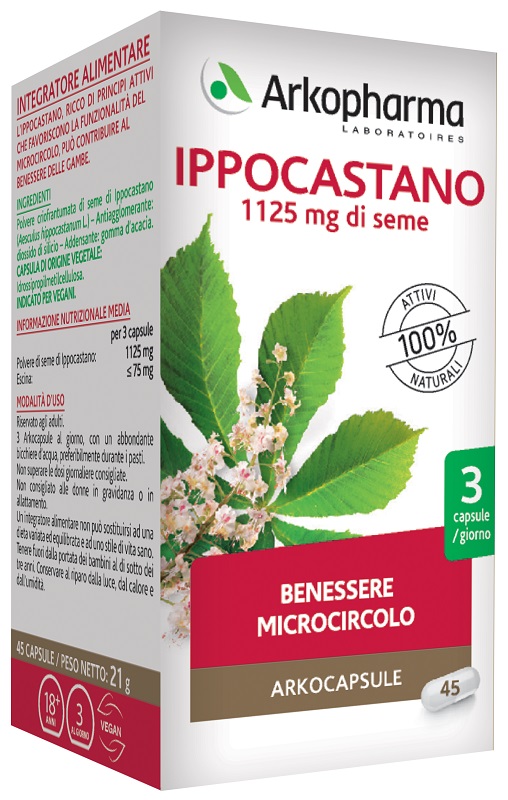 ARKO CAPSULE IPPOCASTANO 45 CAPSULE - FarmaLucia