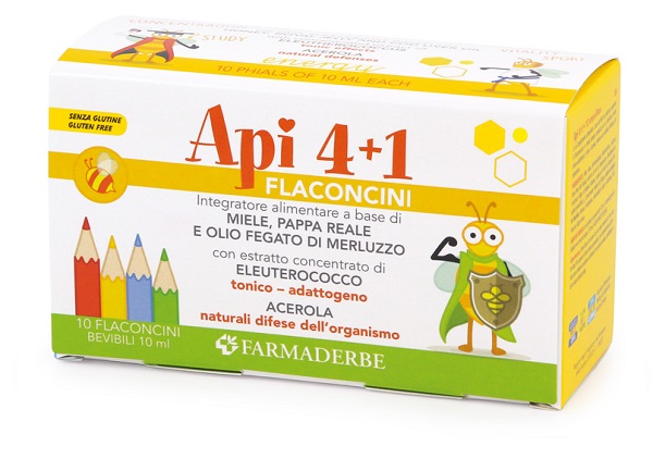 APIQUATTRO + 1 10 FLACONCINI DA 10 ML - FarmaLucia