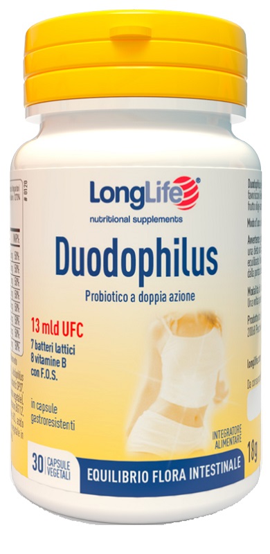 LONGLIFE DUODOPHILUS 30 CAPSULE VEGETALI - FarmaLucia
