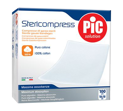 GARZA LAPAROTOMICA CON FILO DI BARIO NON STERILE 12 STRATI 10X10CM - FarmaLucia