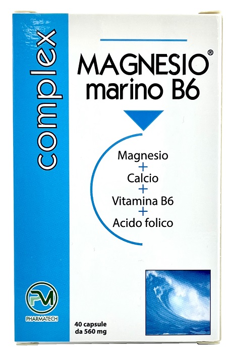 MAGNESIO MARINO B6 40 CAPSULE - FarmaLucia