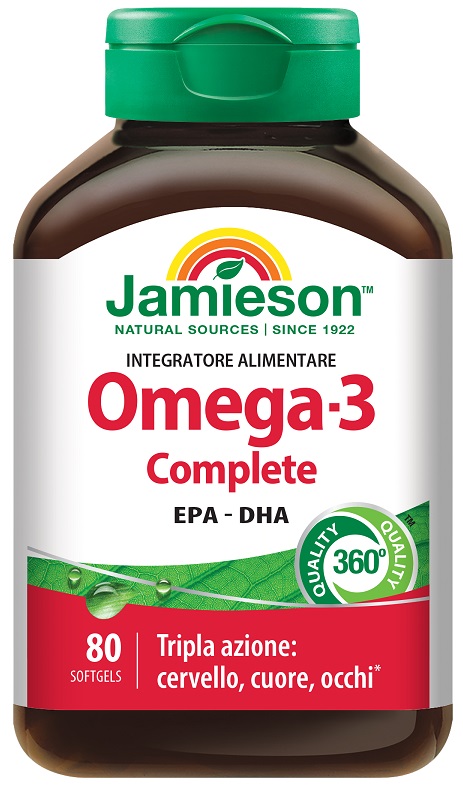 JAMIESON OMEGA 3 COMPLETE 80 PERLE - FarmaLucia