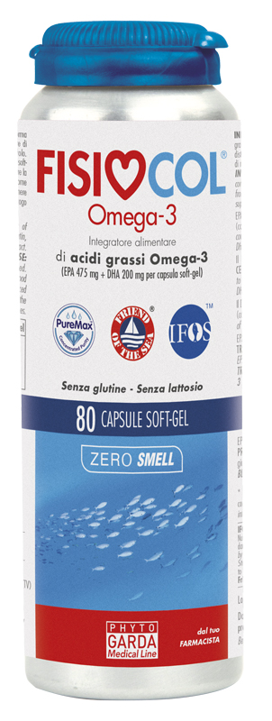 FISIOCOL OMEGA 3 80 CAPSULE - FarmaLucia