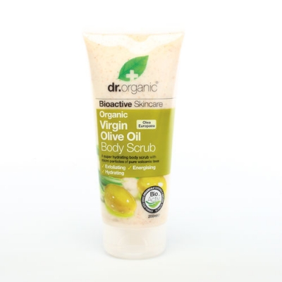 DR ORGANIC VIRGIN OLIVE OIL OLIO DI OLIVA BODY SCRUB CORPO 200 ML - FarmaLucia