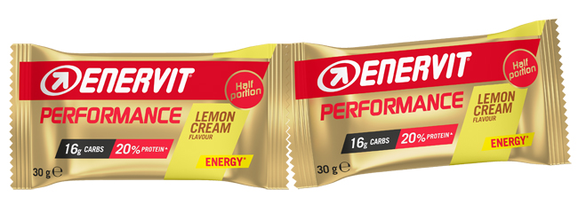 ENERVIT PS DOUBLE LEMON CREAM 2 MEZZE PORZIONI BOX 1 BARRETTA - FarmaLucia