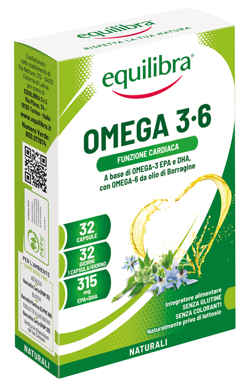 OMEGA 3-6 32 CAPSULE - FarmaLucia