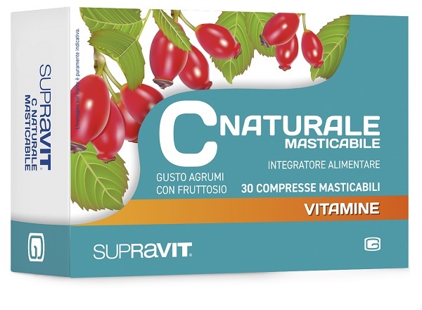 SUPRAVIT C NATURALE 30 COMPRESSE MASTICABILI - FarmaLucia