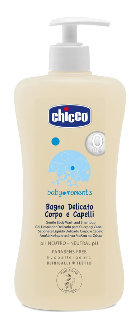 CHICCO COSMETICI BABY MOMENTS CORPO CAPELLI 500 ML - FarmaLucia